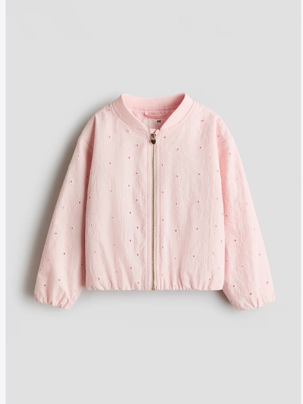 H&M BRODERIE ANGLAISE BLOUSON JACKET